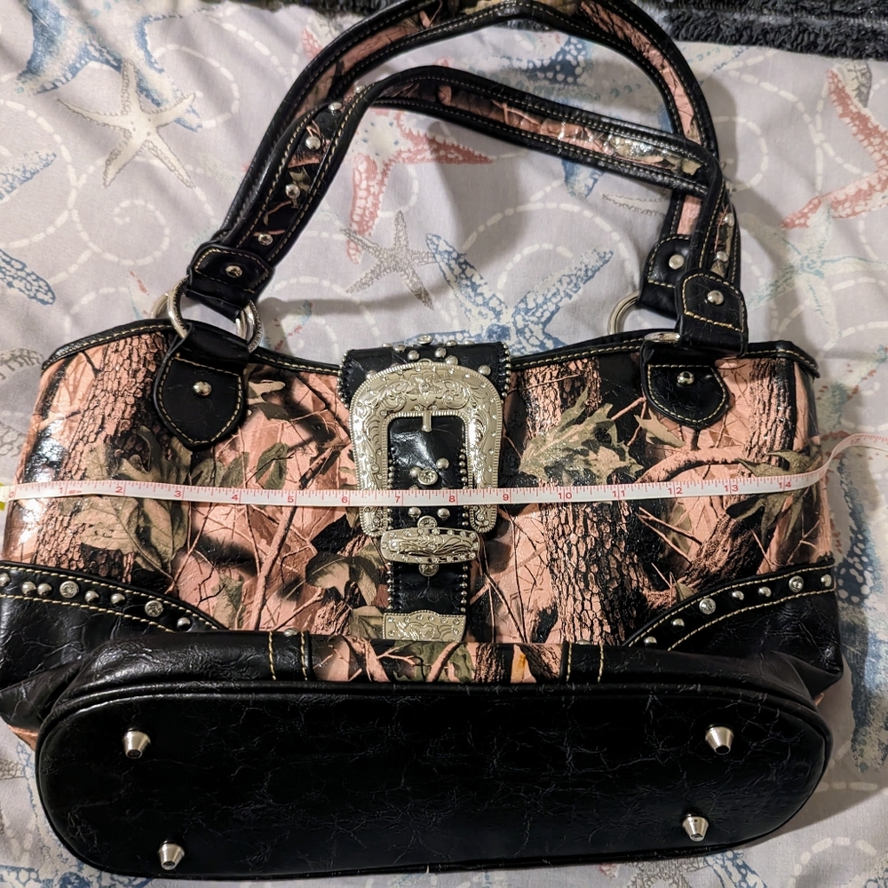 Montana West Pink Camo Purse